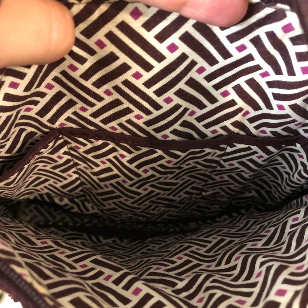 Purple Quilted Vera Bradley Crossbody Bag - Picture 5 of 9